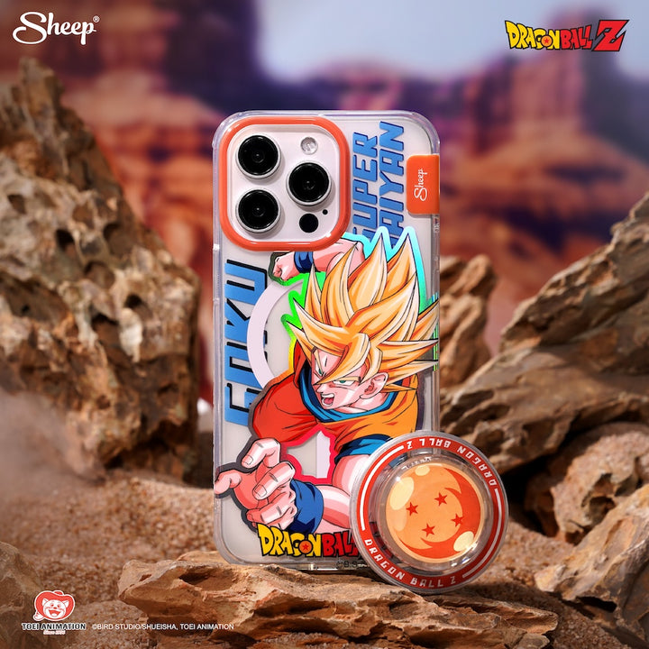 เคสไอโฟน MagSafe ลาย Goku จาก Dragon Ball Z ดีไซน์พิเศษ พร้อมลวดลายโฮโลแกรม