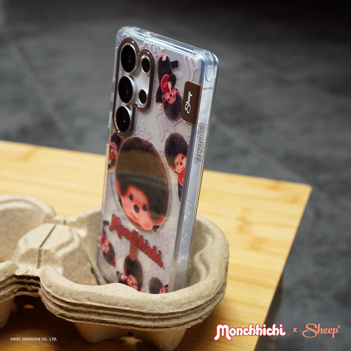 เคสซัมซุง แบบใส กันกระแทก ม่อนชิชิ monchhichi magsafe samsung case ลายน่ารัก