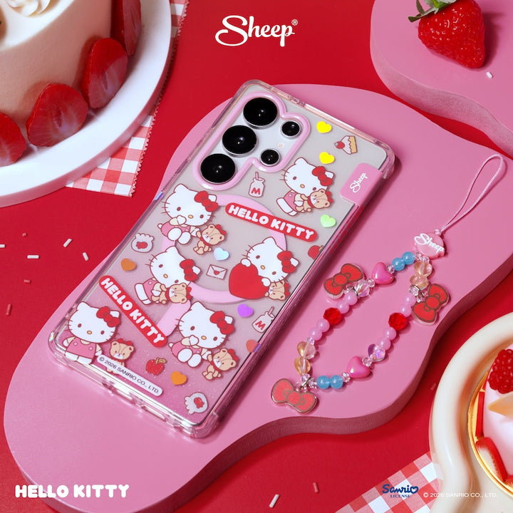 เคสคิตตี้ ซัมซุง ลายน่ารัก hello kitty samsung case magsafe s25 s26 ลิขสิทธิ์แท้ sanrio สีแดง ชมพู ซานริโอ้ canvas มีของแถม