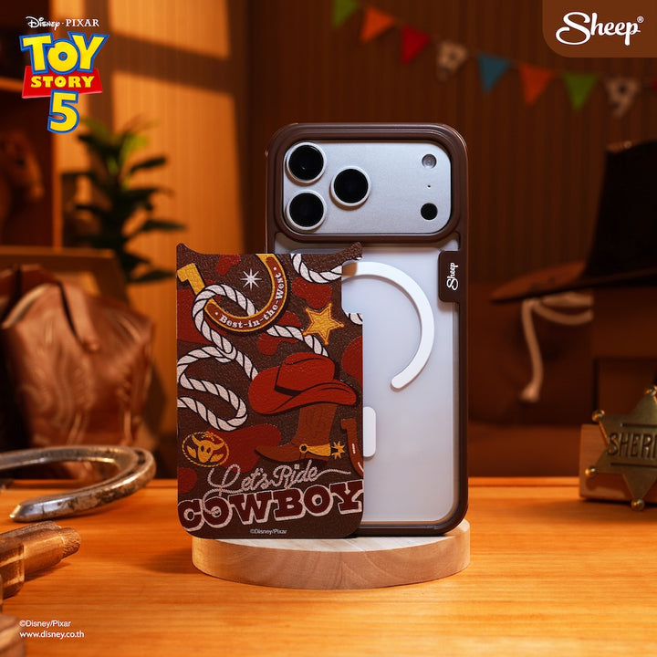 toy story 5 woody iphone magsafe case เคส ไอโฟน ทอย สตอรี่ หนัง สีน้ำตาล ถอดได้ ลิขสิทธิ์แท้ disney pixar ดิสนีย์ พิกซาร์
