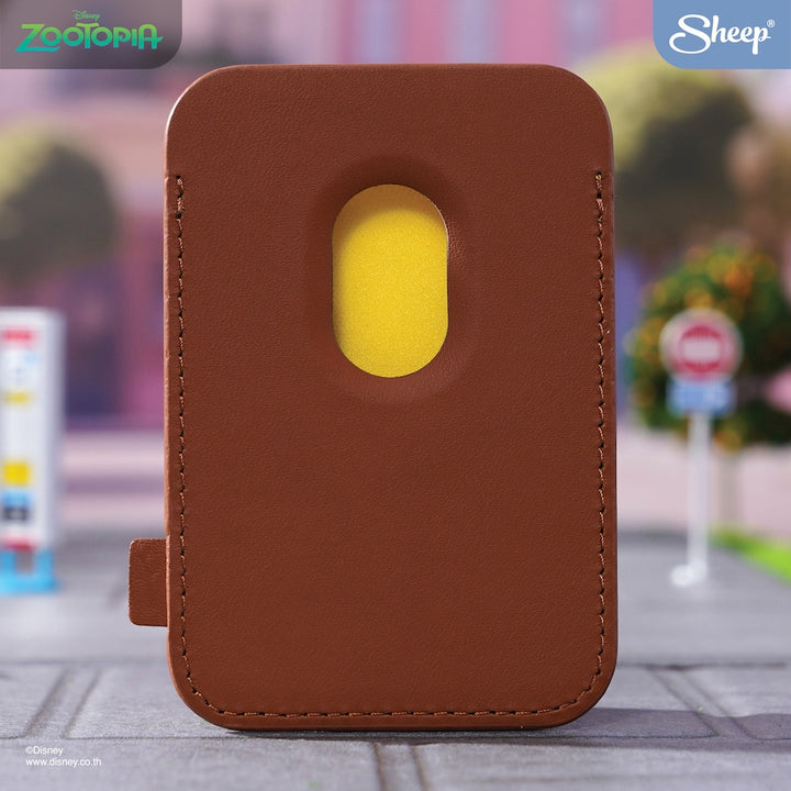 magsafe wallet zootopia clawhauser ไอเทมใส่บัตร สีเหลือง เสือ ซูโทเปีย