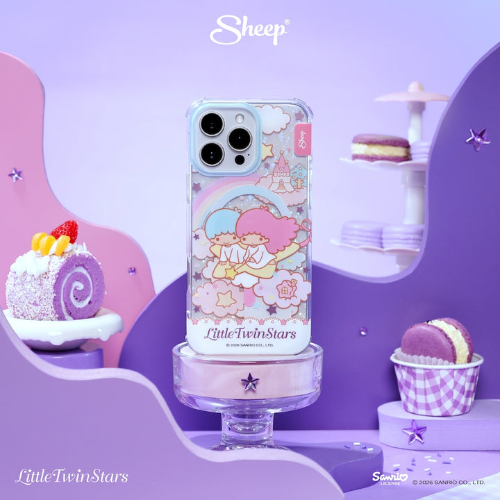 little twin stars iphone magsafe case เคส ไอโฟน ลิตเติ้ลทวินสตาร์ ลิขสิทธิ์แท้ sanrio สีม่วง ลายน่ารัก ซานริโอ้ กันกระแทก