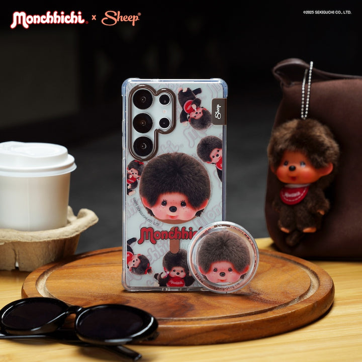 เคสซัมซุง ม่อนชิชิ แบบใส magsafe case samsung monchhichi ลายน่ารัก กันกระแทก