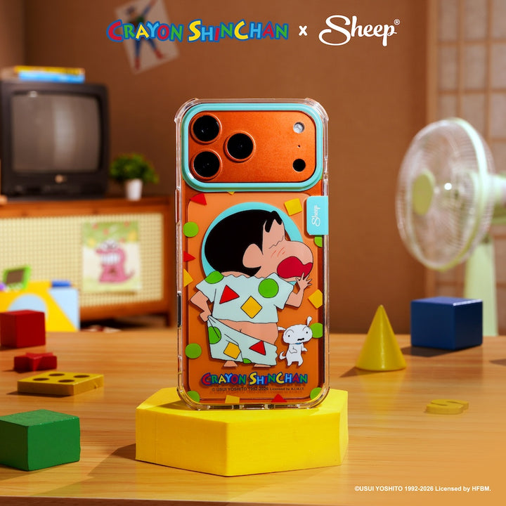 เคส ไอโฟน crayon shinchan case iphone magsafe เครยอน ชินจัง ชุดนอน สีเขียว ลิขสิทธิ์แท้ ลายน่ารัก 17 18 pro max