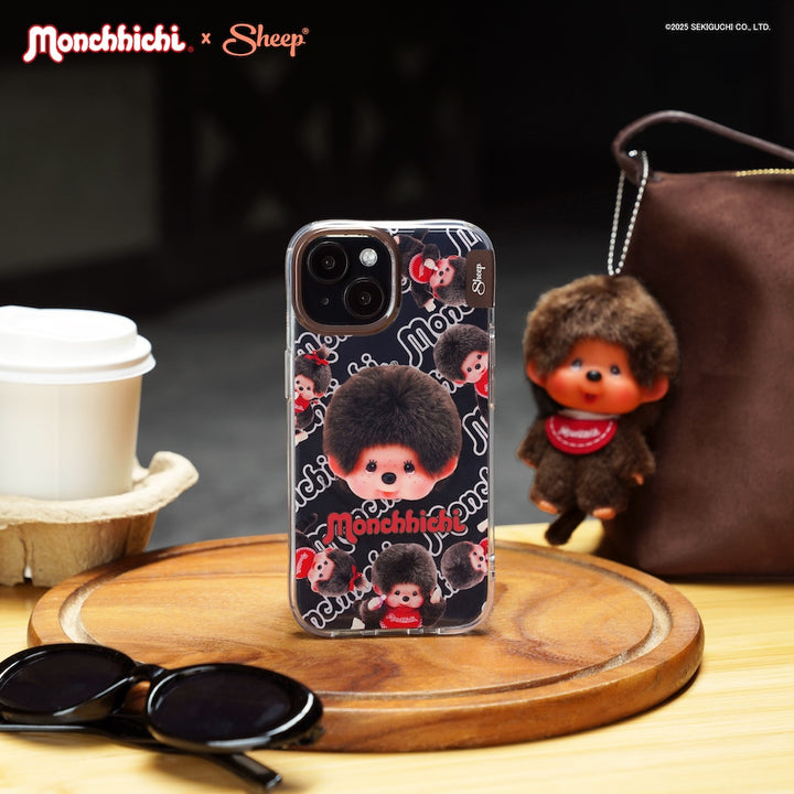 เคสไอโฟน ม่อนชิชิ monchhichi กันกระแทก ลายน่ารัก โชว์สีเครื่อง iphone case ลิขสิทธิ์แท้
