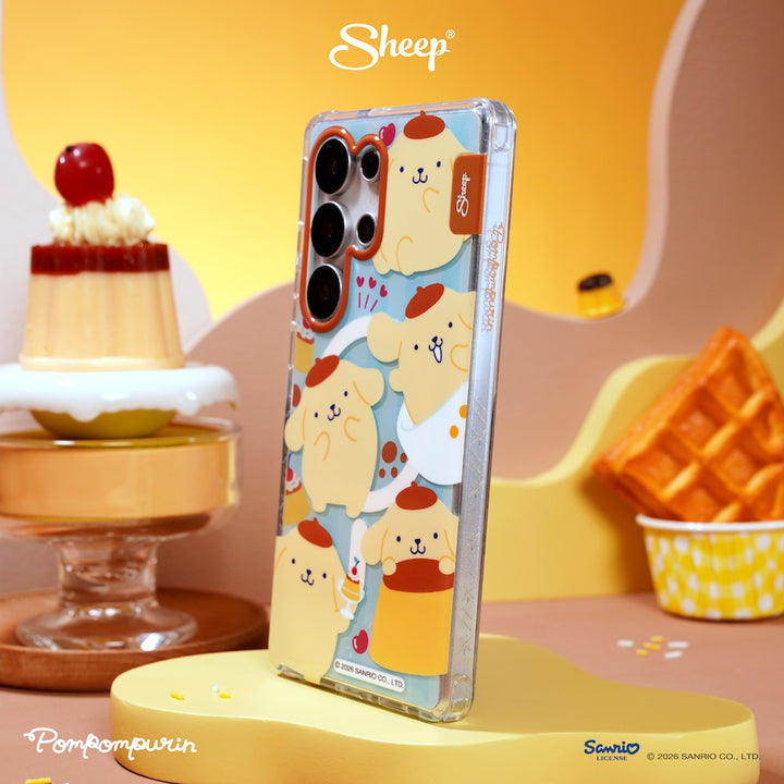 เคส ซัมซุง ลายน่ารัก pompompurin samsung case magsafe ลิขสิทธิ์แท้ sanrio สีเหลือง ฟ้า ซานริโอ้ กันกระแทก มีของแถม