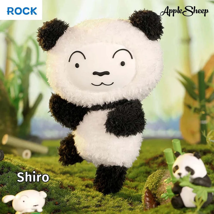 กล่องสุ่ม พวงกุญแจ ชิโร่ แพนด้า ชินจัง rock shinchan keychain blind box shiro