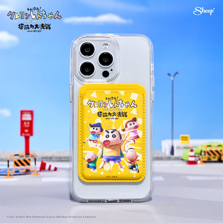 กระเป๋าแถบแม่เหล็กลายชินจัง shinchan magsafe wallet ไม่ลอก