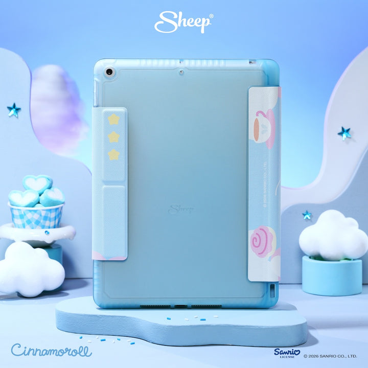 เคสไอแพด ซินนามอนโรล สีฟ้า ชมพู cinnamoroll ipad case ซานริโอ้ ลิขสิทธิ์แท้ sanrio พกง่าย น้ำหนักเบา กันกระแทก