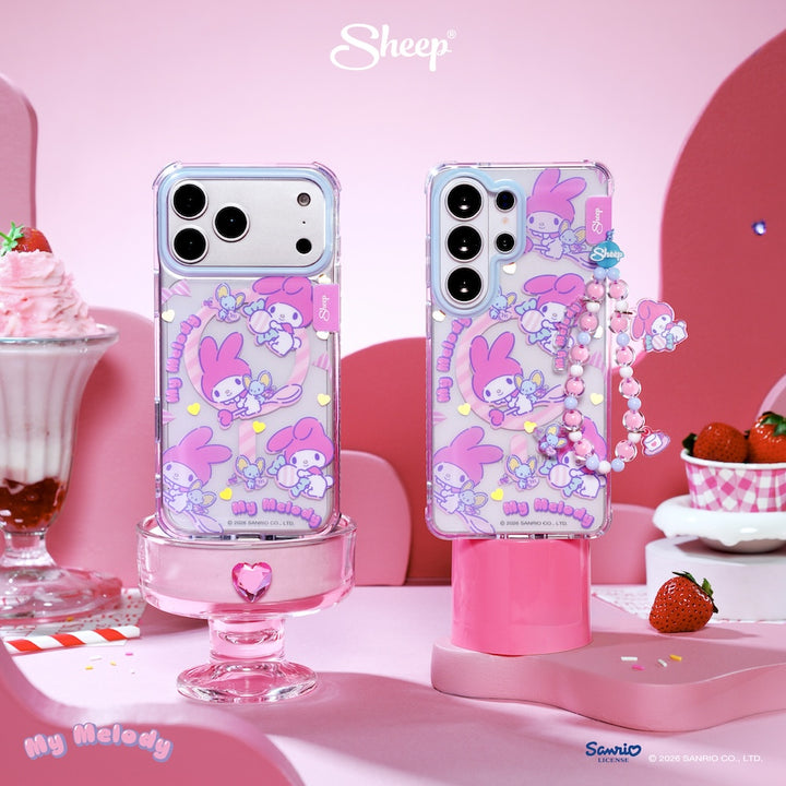 my melody magsafe iphone samsung case ลายน่ารัก เคส ไอโฟน ซัมซุง มายเมโลดี้ สีชมพู ลิขสิทธิ์แท้ sanrio ซานริโอ้