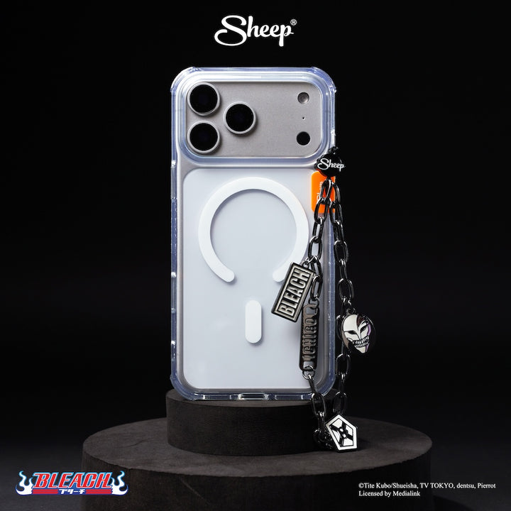 Phone Charm สายห้อย มือถือ case เคส BLEACH บลีช เทพมรณะ ลิขสิทธิ์แท้ Ichigo อิจิโกะ ลายเท่ ๆ สีดำ
