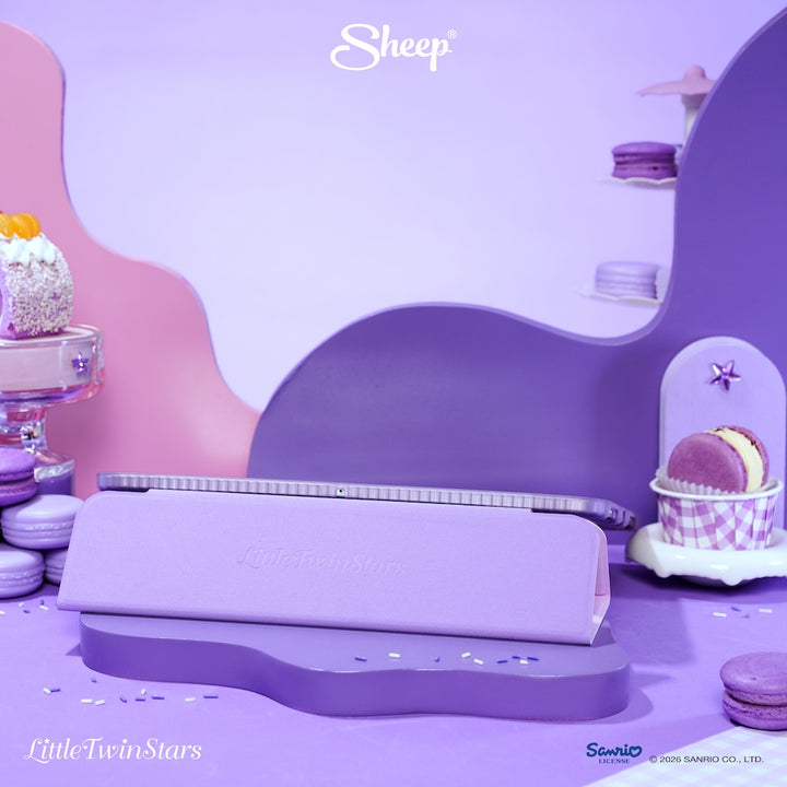 เคสไอแพด ipad case little twin star ลิขสิทธิ์แท้ sanrio กันกระแทก น้ำหนักเบา พกง่าย ลิตเติ้ลทวินสตาร์ ซานริโอ้ สีม่วง พาสเทล