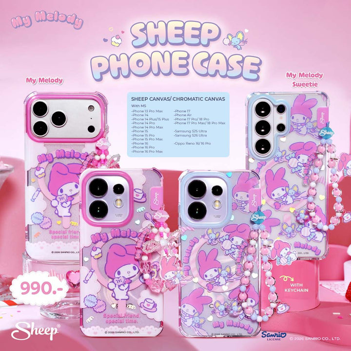 เคส มายเมโลดี้ my melody sanrio case iphone samsung oppo reno 16 magsafe ไอโฟน ซัมซุง ออปโป้ ลิขสิทธิ์แท้ ซานริโอ้ สีชมพู