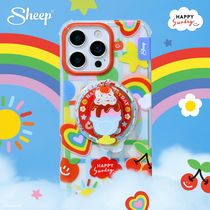 Magsafe Happy sunday ไอเท็มเสริม iPhone เคส Happy Sunday
