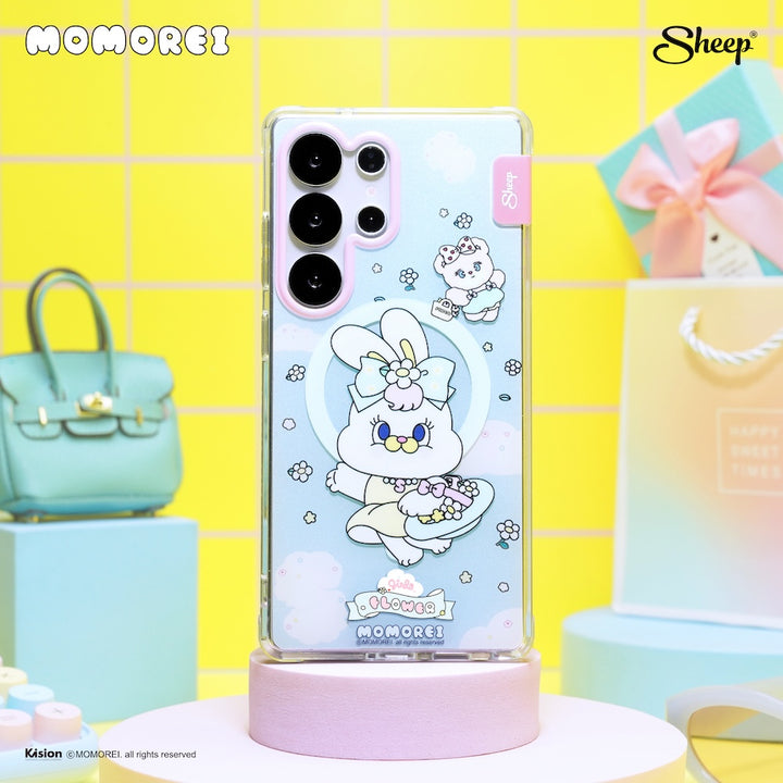 samsung magsafe momorei rico เคสซัมซุง แม่เหล็ก โมโมเรอิ สีพาสเทล ลายน่ารัก กันกระแทก