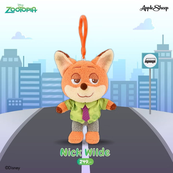 Zootopia Keychain Nick Wilde ลิขสิทธิ์แท้ พวงกุญแจรูปสัตว์น่ารัก ๆ