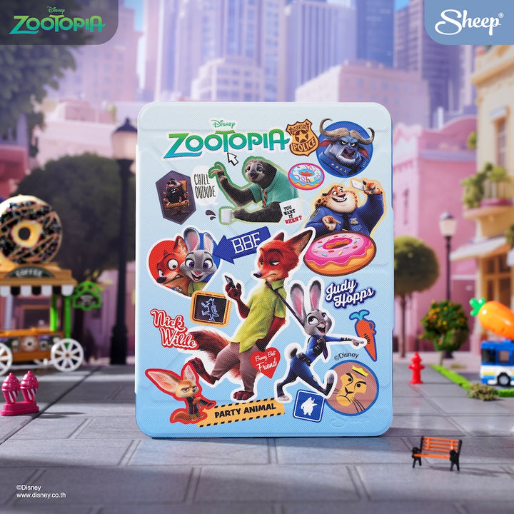 iPad case zootopia เคสไอแพด ซูโทเปีย สีฟ้า ลายตัวละคร กันกระแทก น้ำหนักเบา