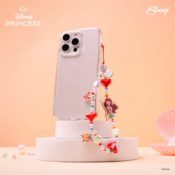 กล่องสุ่ม Ariel เจ้าหญิงดิสนีย์ Blind box สายคล้องมือถือน่ารัก ๆ Charm ของสะสม Disney