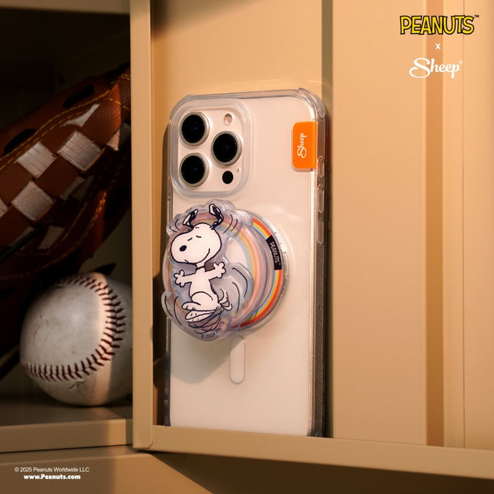 ที่แปะโทรศัพท์ หมุนได้ Snoopy ที่วางโทรศัพท์ แปะมือถือ เคส snoopy Snoopy gadgets Griptok Snoopy