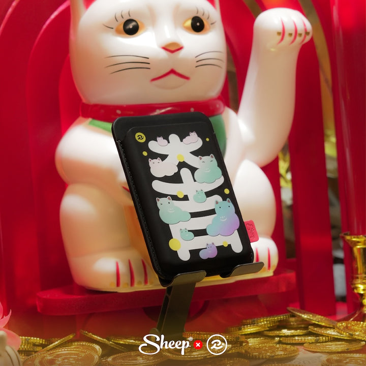 เคสใส่บัตร แปะมือถือ phone wallet rubsarb รับทราบ สัตว์มงคล มงคล พลังบวก แมว โชคลาภ เสริมดวง 2569