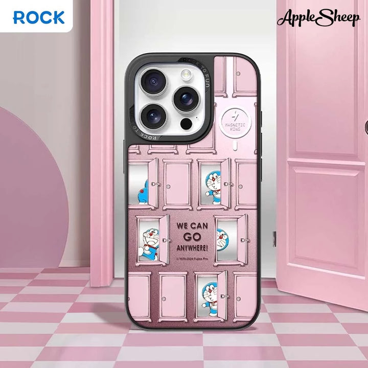 phone case Rock Doraemon เคส มือถือ โดเรม่อน ป้องกัน รอยขีดข่วน