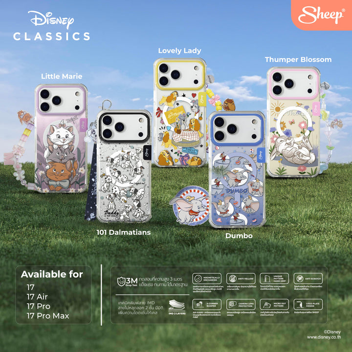 เคสไอโฟน 17 air pro max disney animals ดิสนีย์ iphone case พร้อมส่ง ลายน่ารัก magsafe แม่เหล็ก ของแถม กันกระแทก