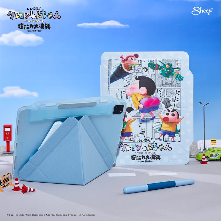 shinchanIpadcase crayon shin chan screen เคสไอแพดที่พับง่าย