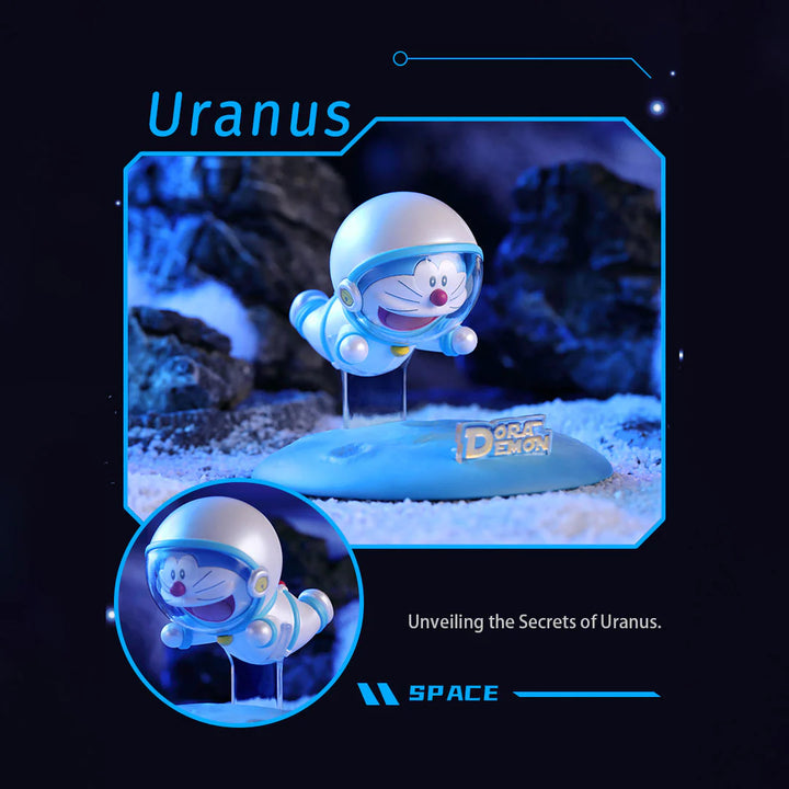 rock doraemon phone stand blind box โดเรม่อน ยูเรนัส นักบินอวกาศ ขาตั้งมือถือ โดราเอม่อน กล่องสุ่ม uranus