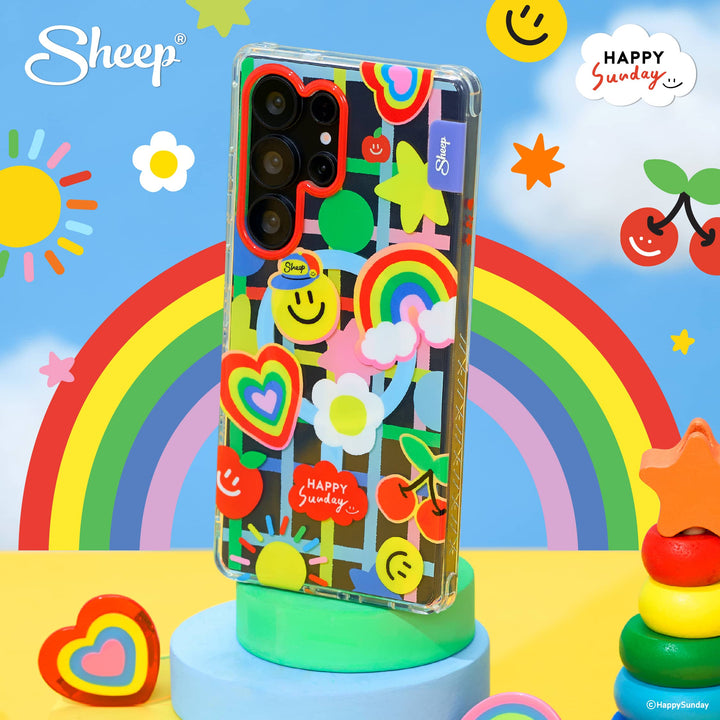เคส Samsung S25 Ultra Happy Sunday เคส Magsafe ลายน่ารัก