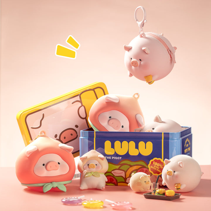 lulu the piggy earphone bag กระเป๋าใส่หูฟัง airpods rock หมู ลูลู่ วัสดุซิลิโคน