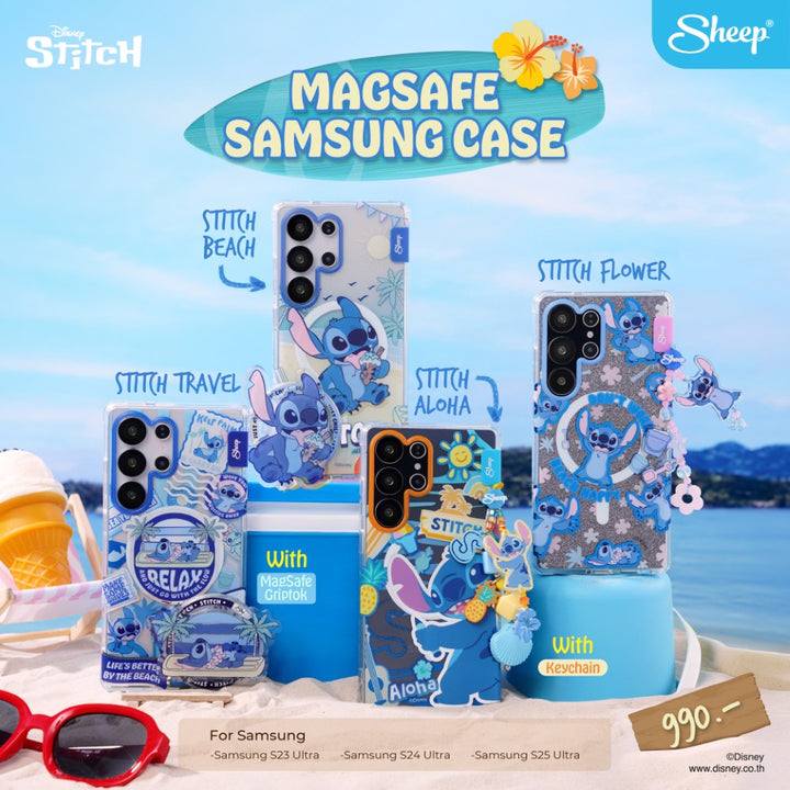 Samsung stitch เคสซัมซุง สติทช์ สติช แบบมีแม่เหล็ก S25 Ultra ลิขสิทธิ์แท้