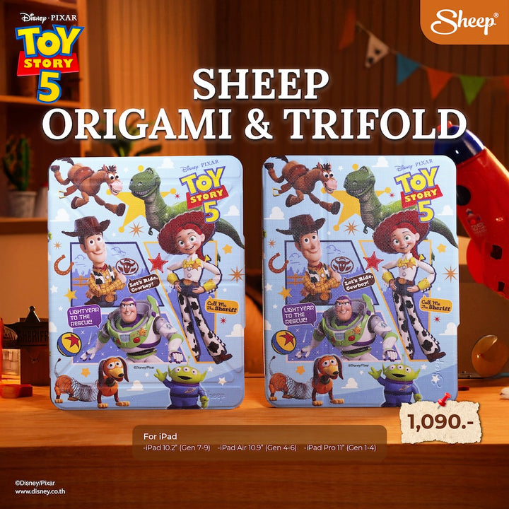 เคส ไอแพด toy story 5 disney pixar สีฟ้า ทอย สตอรี่ ipad case ลิขสิทธิ์แท้ ดิสนีย์ พิกซาร์ น้ำหนักเบา