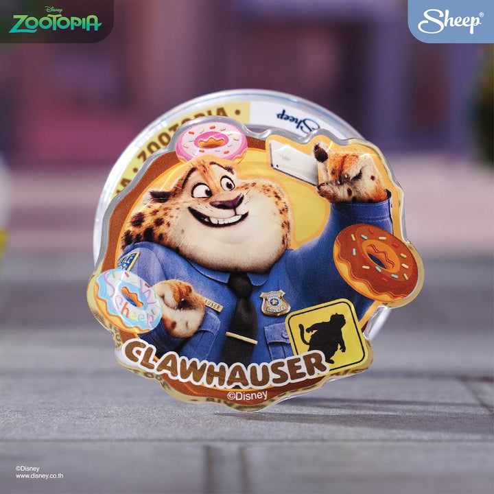 ที่แปะมือถือ เสือ ซูโทเปีย สีส้ม magsafe griptok clawhauser zootopia ลิขสิทธิ์แท้ disney