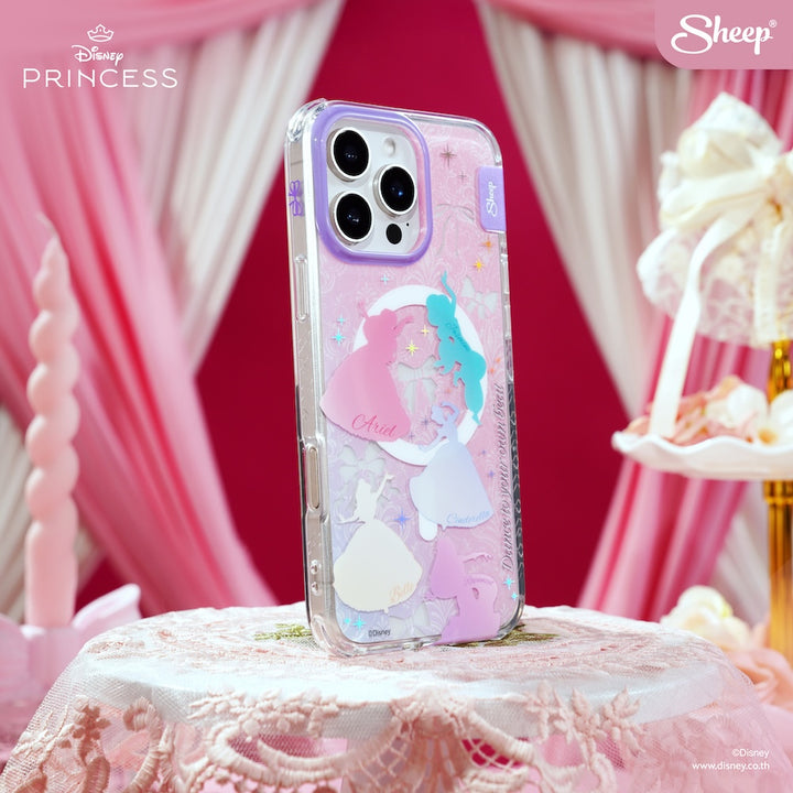 disney princess iphone case เคส ไอโฟน เจ้าหญิงดิสนีย์ ariel cinderella belle jasmine rapunzel ลายน่ารัก โบว์ กันกระแทก