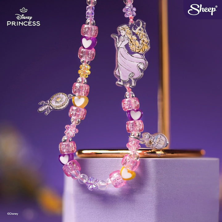 สายคล้องโทรศัพท์น่ารัก ๆ Charm ห้อยมือถือลูกปัด Rapunzel Disney ราพันเซล