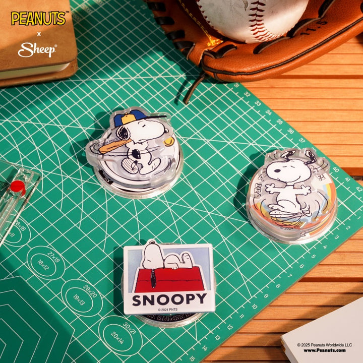 ที่แปะโทรศัพท์ หมุนได้ ของใช้คู่ เคสไอโฟน Snoopy Accessories Snoopy ลิขสิทธิ์แท้  Griptok Snoopy หมุนได้