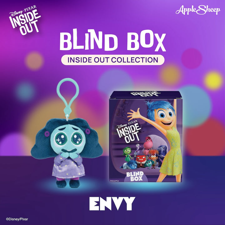 พวงกุญแจดิสนีย์ ลิขสิทธิ์แท้ Disnry Pixar Inside Out Envy พวงกุญแจตุ๊กตา