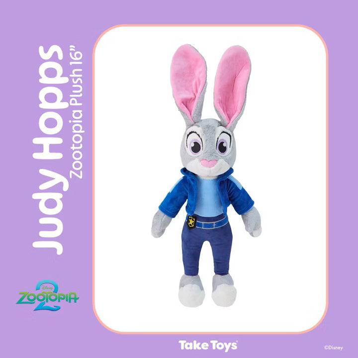 ตุ๊กตา zootopia 2 judy hopps disney take toys กระต่าย จูดี้ ซูโทเปีย ดิสนีย์ plush