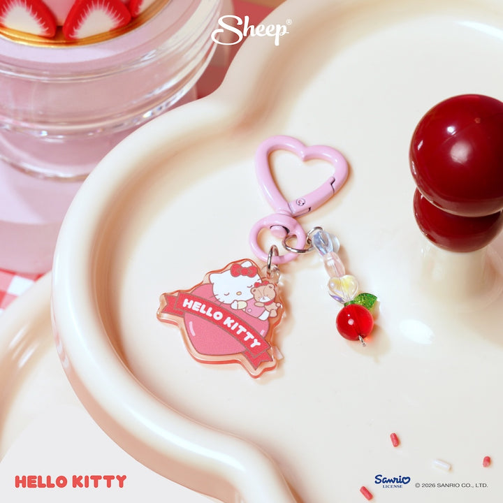 hello kitty airpods case พร้อมส่ง ลิขสิทธิ์แท้ sanrio เคส แอร์พอด คิตตี้ สีแดง ชมพู แถม พวงกุญแจ keyring