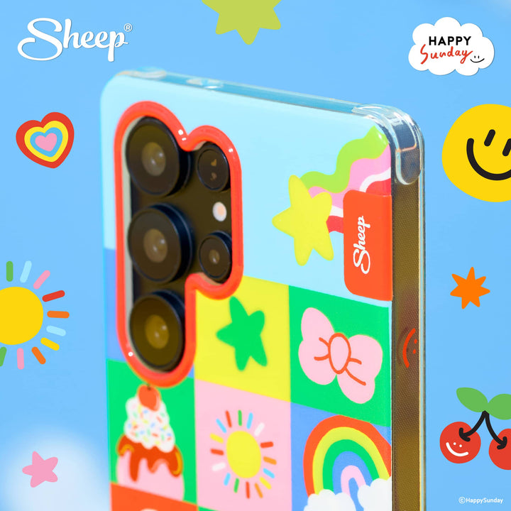 เคสทึบ Happy Sunday เคส Happy Sunday แบบทึบ ของแถม Happy Sunday