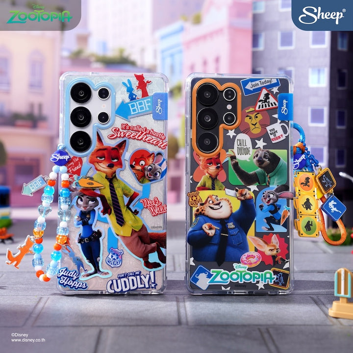 เคส ซัมซุง ซูโทเปีย ลายน่ารัก zootopia magsafe samsung case แบบใส ลิขสิทธิ์แท้ ดิสนีย์