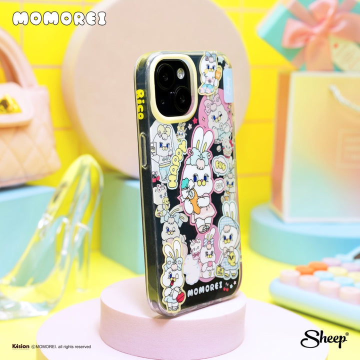 iphone case momorei เคสไอโฟน สีพาสเทล กระต่าย rico มีของแถม คู่เคส