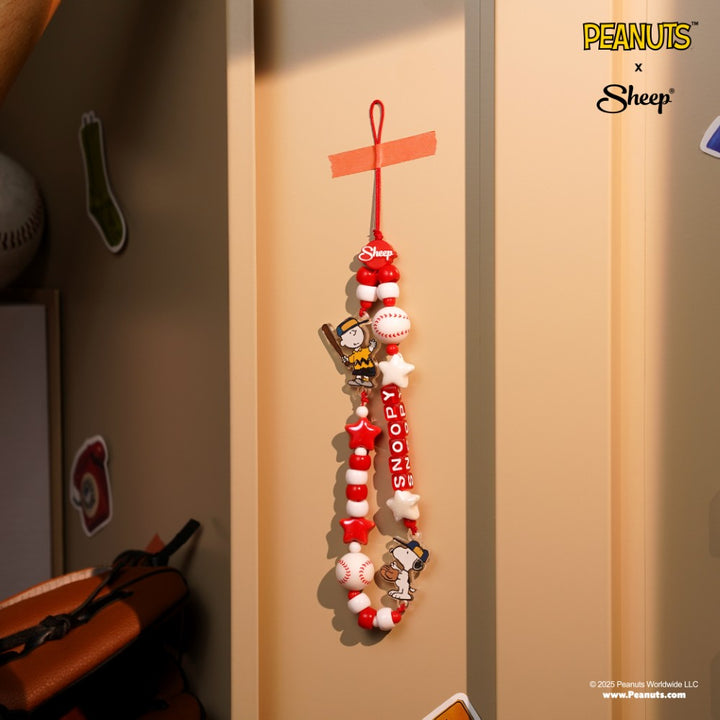สายคล้องมือถือ Peanuts Accessories Snoopy ลิขสิทธิ์แท้  Charm Peanuts Snoopy Gadgets