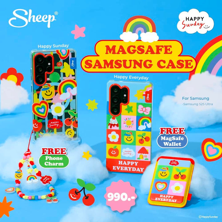 เคส Samsung S25 Ultra Happy Sunday Wallet Happy Sunday