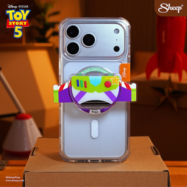 Disney Buzz Lightyear บัซ Toy Story 5 ทอย สตอรี่ ลิขสิทธิ์แท้ ดิสนีย์ ที่แปะมือถือ MagSafe Phone Grip ของเล่น ของสะสม