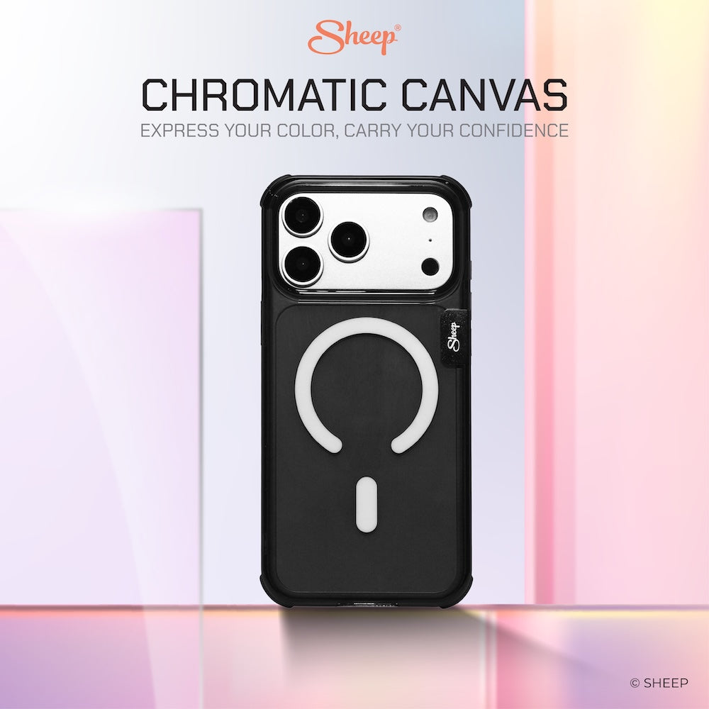เคสใส สีดำ ไอโฟน iphone magsafe case chromatic matte black กันกระแทก 17 pro max