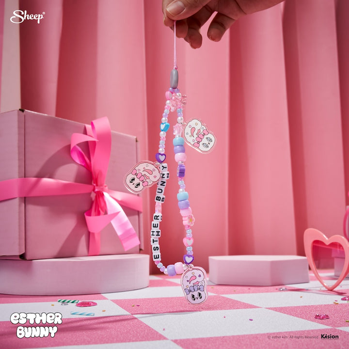 เอสเธอร์บันนี่ Charm พวงกุญแจ สายคล้องโทรศัพท์มือถือ ของน่ารัก