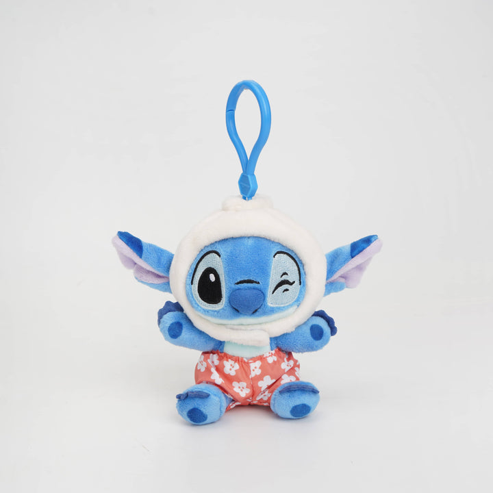พวงกุญแจ ห้อยกระเป๋า Stitch Disney Keychain ตุ๊กตา สติทช์ ดิสนีย์ ลิขสิทธิ์แท้ วิ้งค์ ใส่หมวก