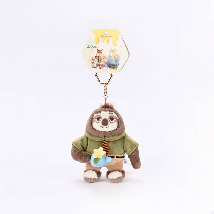 พวงกุญแจ ตุ๊กตา ซูโทเปีย disney flash zootopia Keychain พวงกุญแจ ดิสนีย์ สลอธ