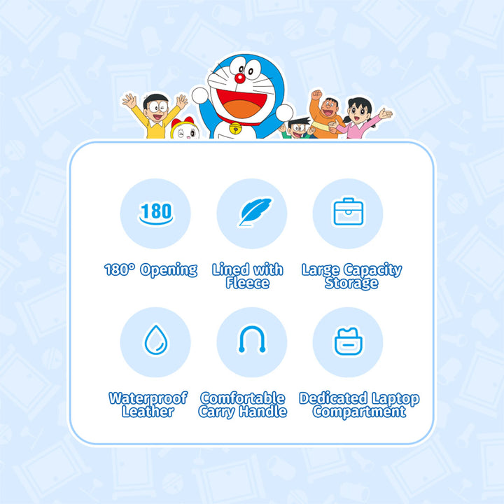 กระเป๋า โดราเอม่อน กันกระแทก รอยขีดข่วน แข็งแรง Rock Doraemon